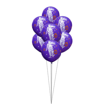 Halloween Balloons (Purple Mummy Zombie)