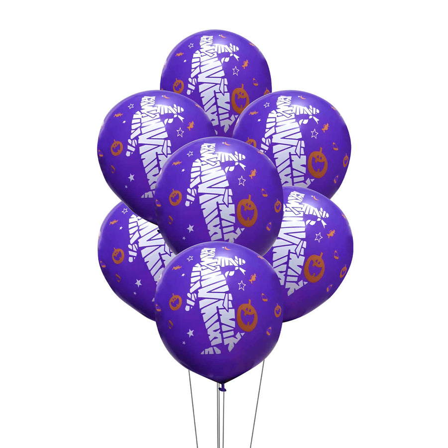 Halloween Balloons (Purple Mummy Zombie)