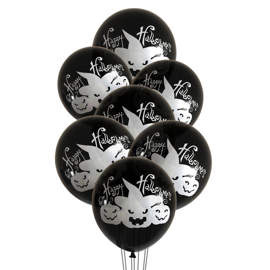 Happy Halloween Balloons (Black)