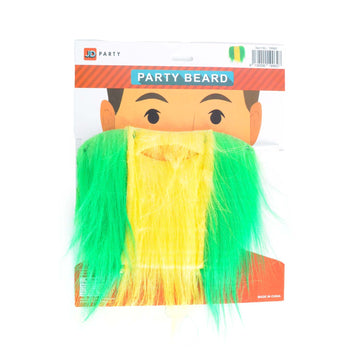 Party Beard (Green and Yellow)