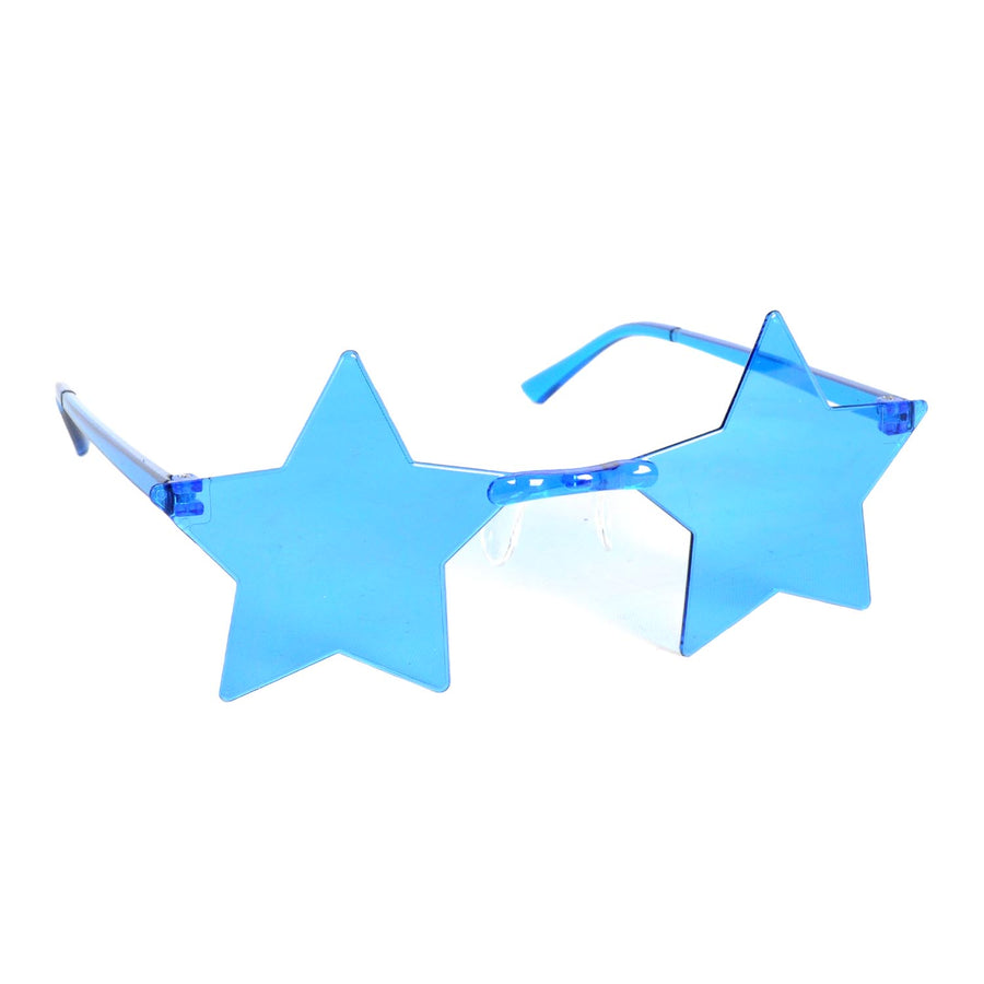 Blue Star Perspex Party Glasses