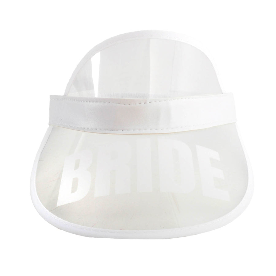 Bride Perspex Visor White Rim (Clear)