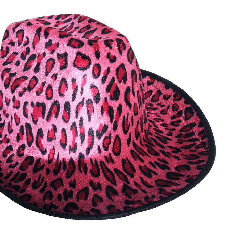 Animal Cowboy Hat (Pink Leopard)