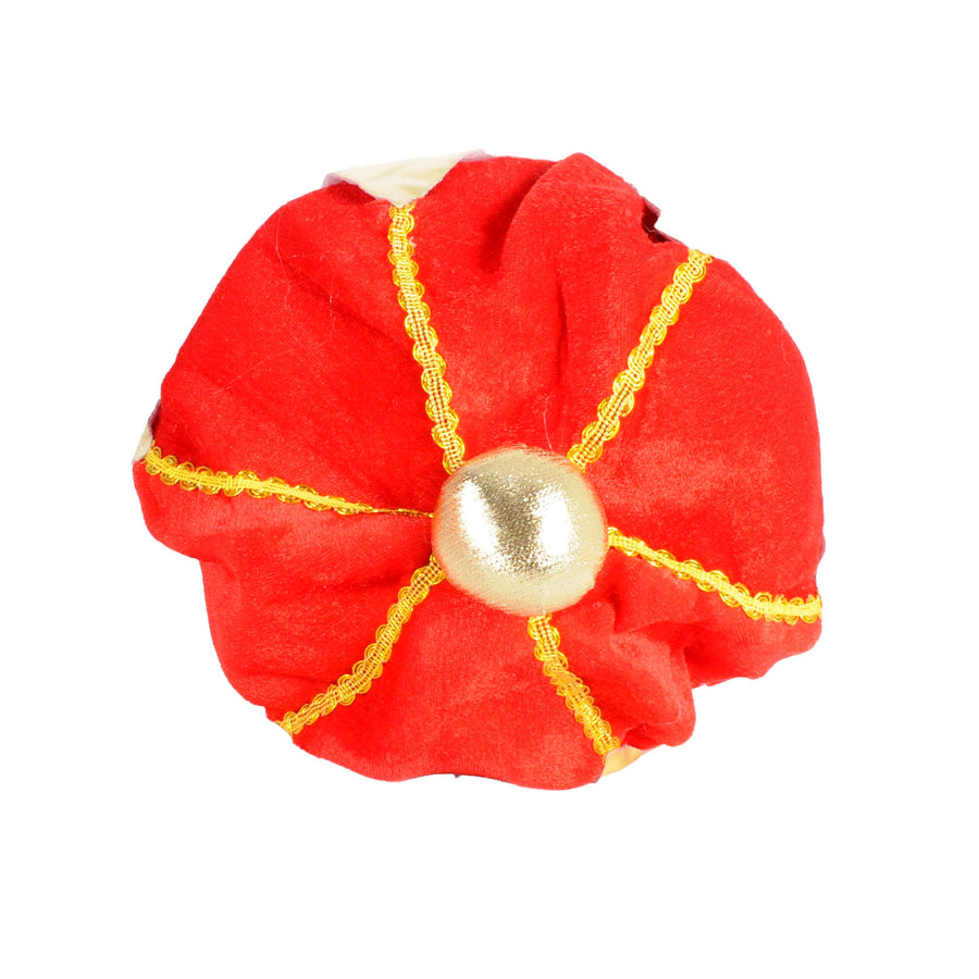 Royal King Hat (Red and Gold)