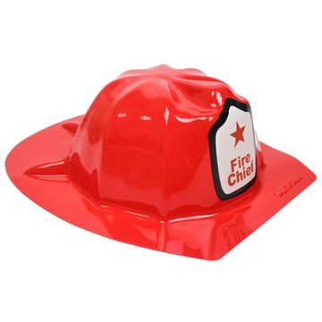 Plastic Fire Fighter Chief Hat