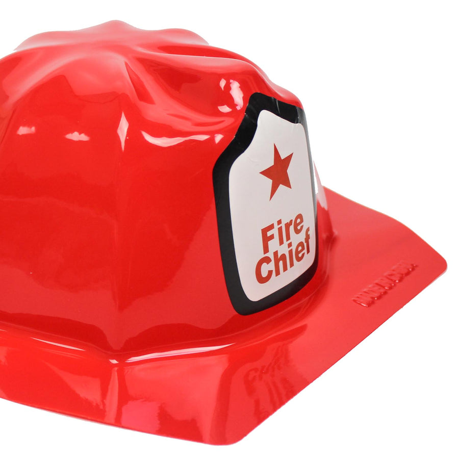 Plastic Fire Fighter Chief Hat