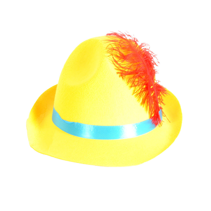 Wooden Boy Yellow Trilby Hat