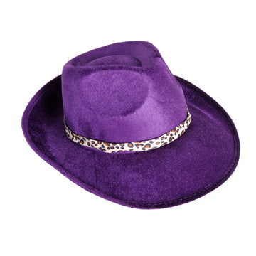 Purple Velvet Pimp Hat