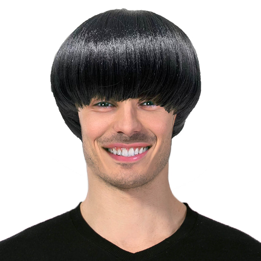 Black Bowl Cut Wig