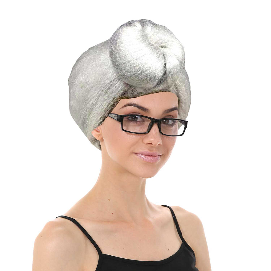 Grandma Top Knot Wig