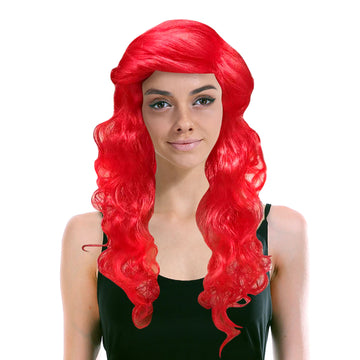 Long Mermaid Wig (Red)