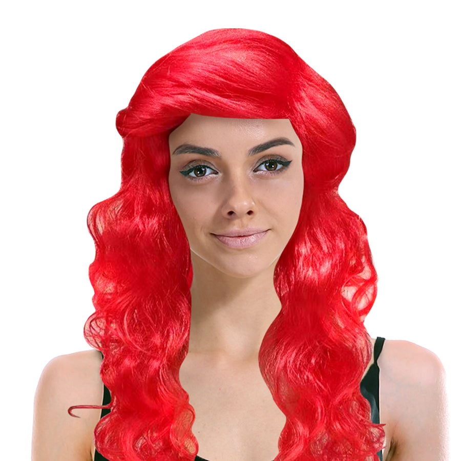 Long Mermaid Wig (Red)