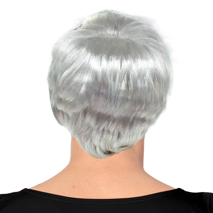 Men's Light Grey Short Wig