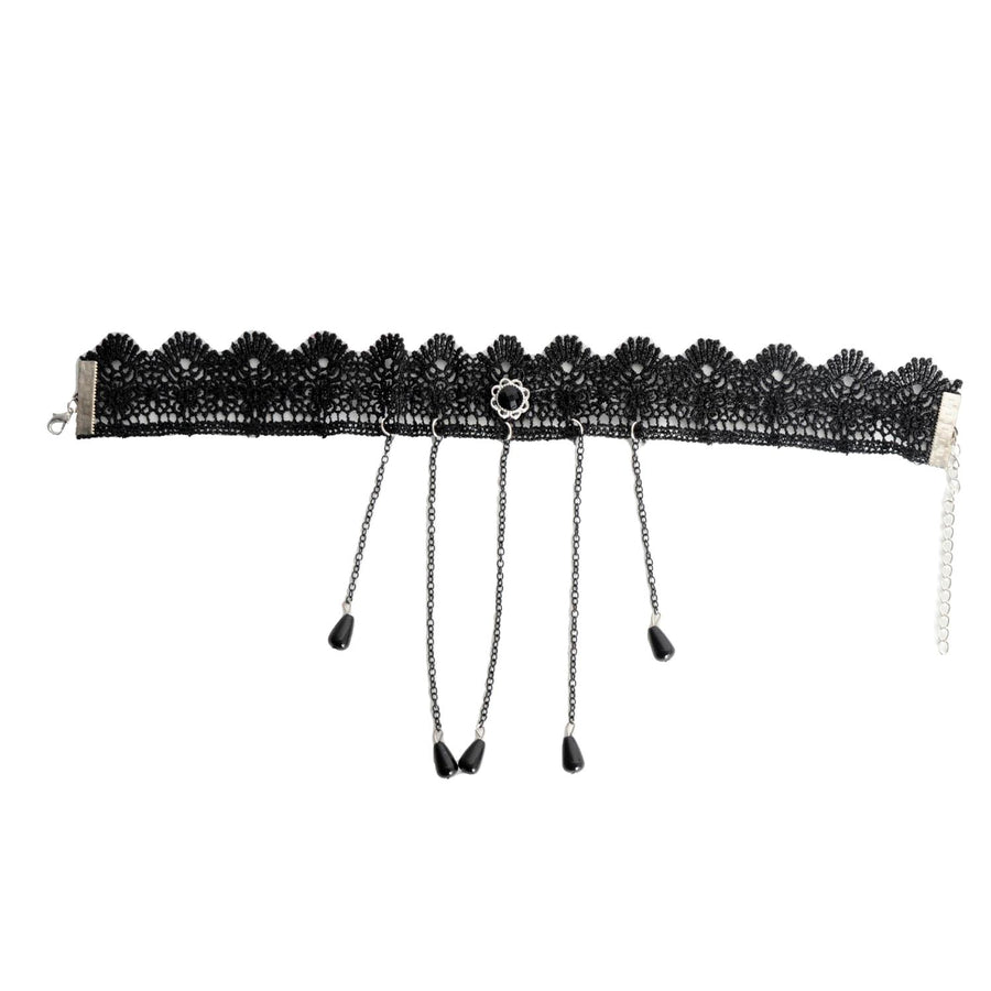 Dark Lace Choker Accessory