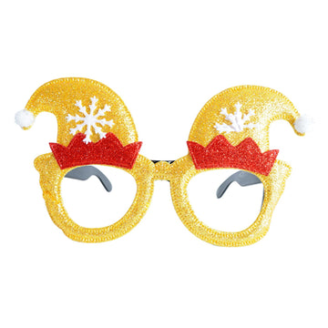 Christmas Elf Party Glasses (Gold)