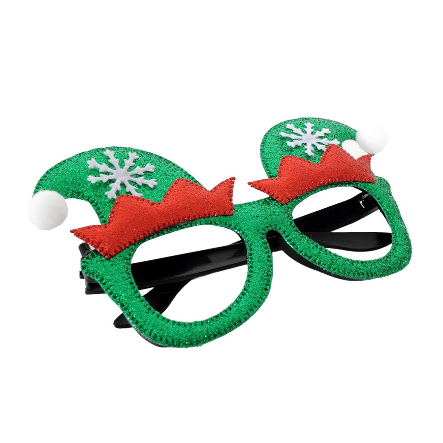 Christmas Elf Party Glasses (Green)