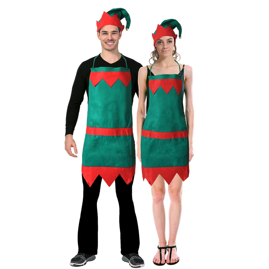 Christmas Elf Hat and Apron Set