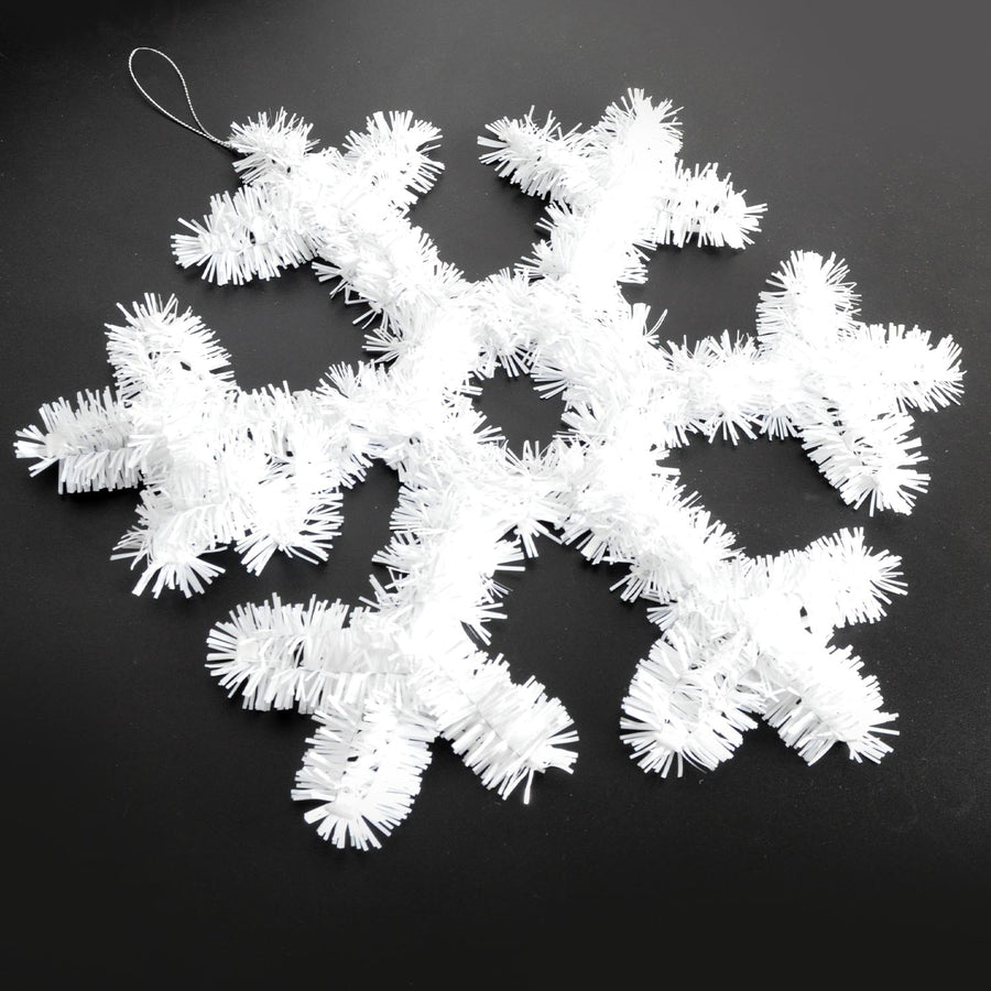 Christmas Tinsel Decoration (Snowflake)