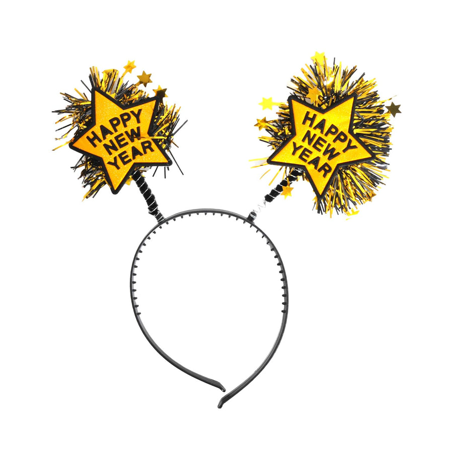 Happy New Year Gold Star Headband