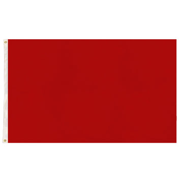 Red Plain Colour Flag (90x150cm)