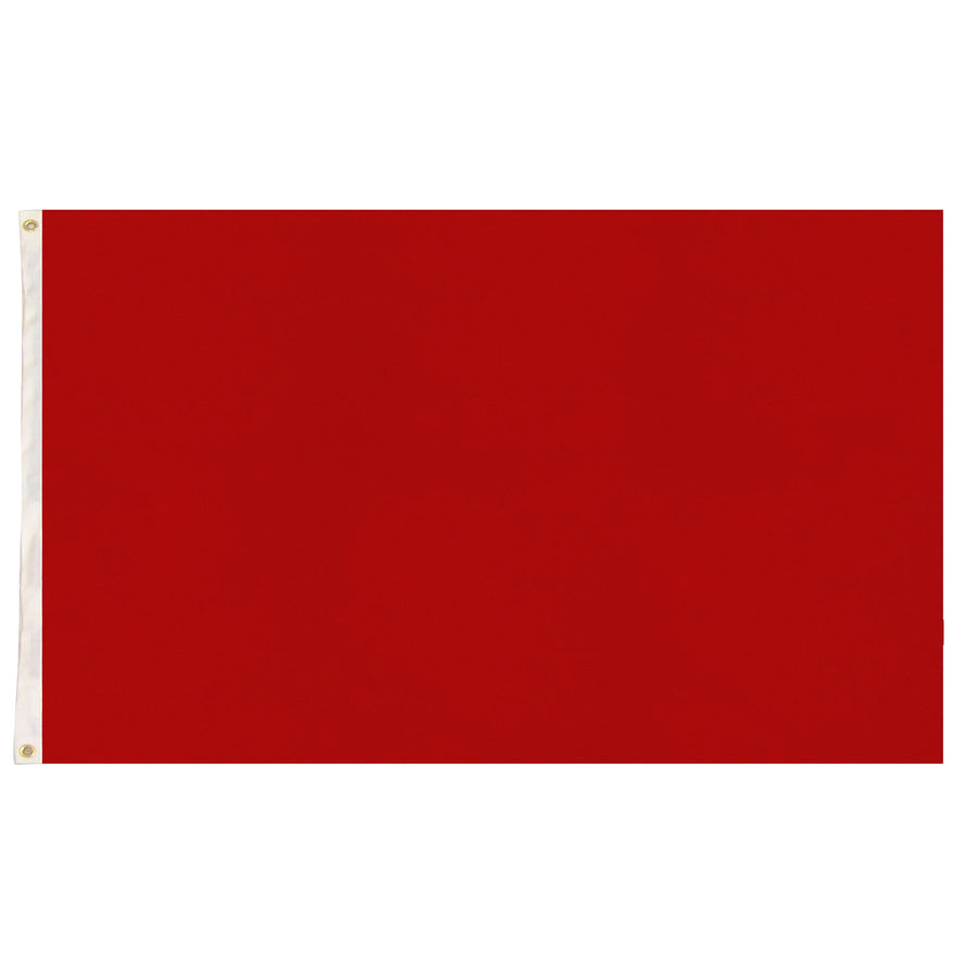 Red Plain Colour Flag (90x150cm)