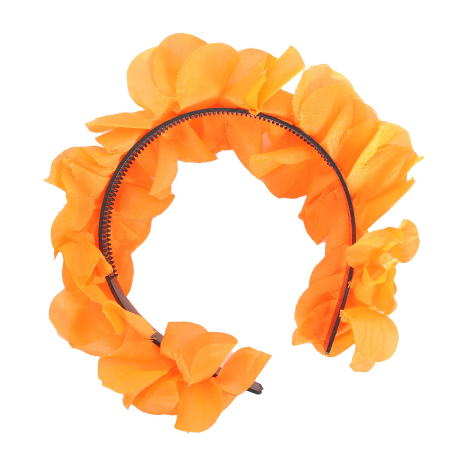 Hawaiian Flower Headband (Orange)