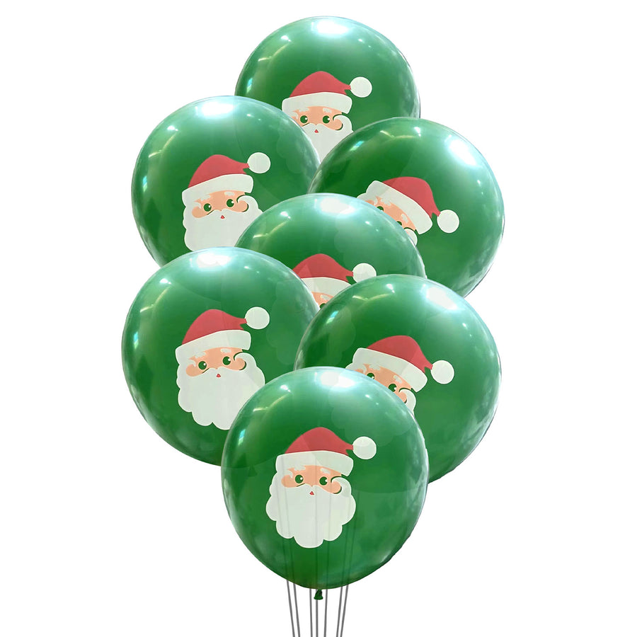 Santa Christmas Balloons (Green)