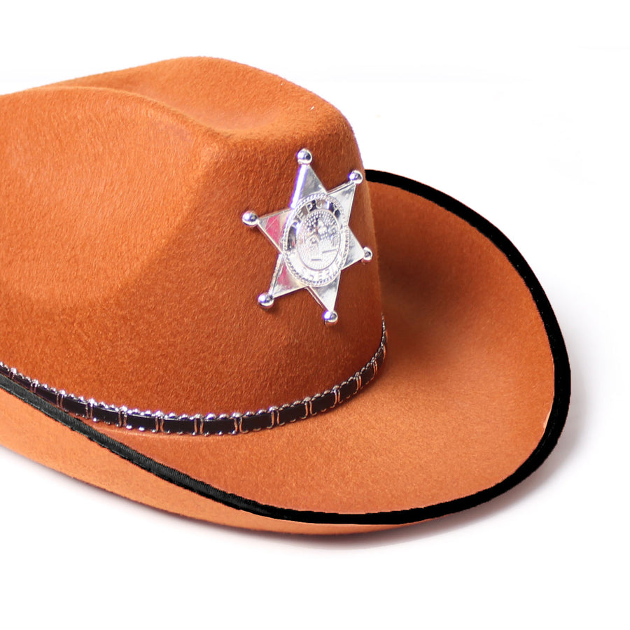 Brown Deputy Sheriff Cowboy Hat