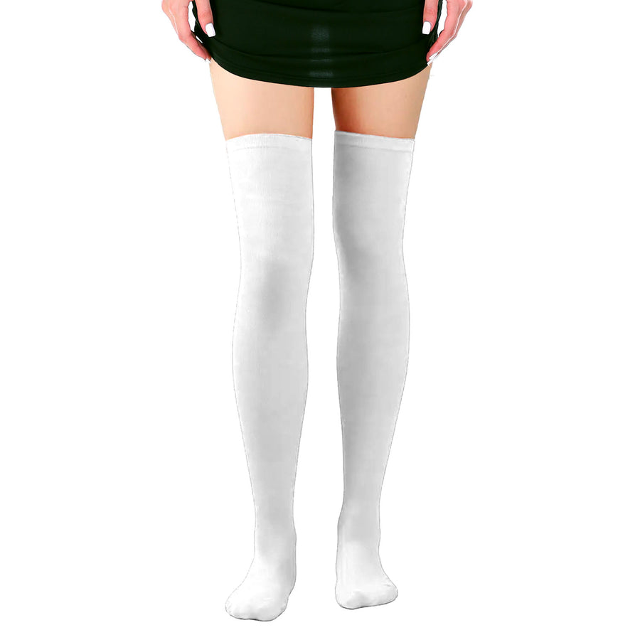 Over Knee Socks (White)