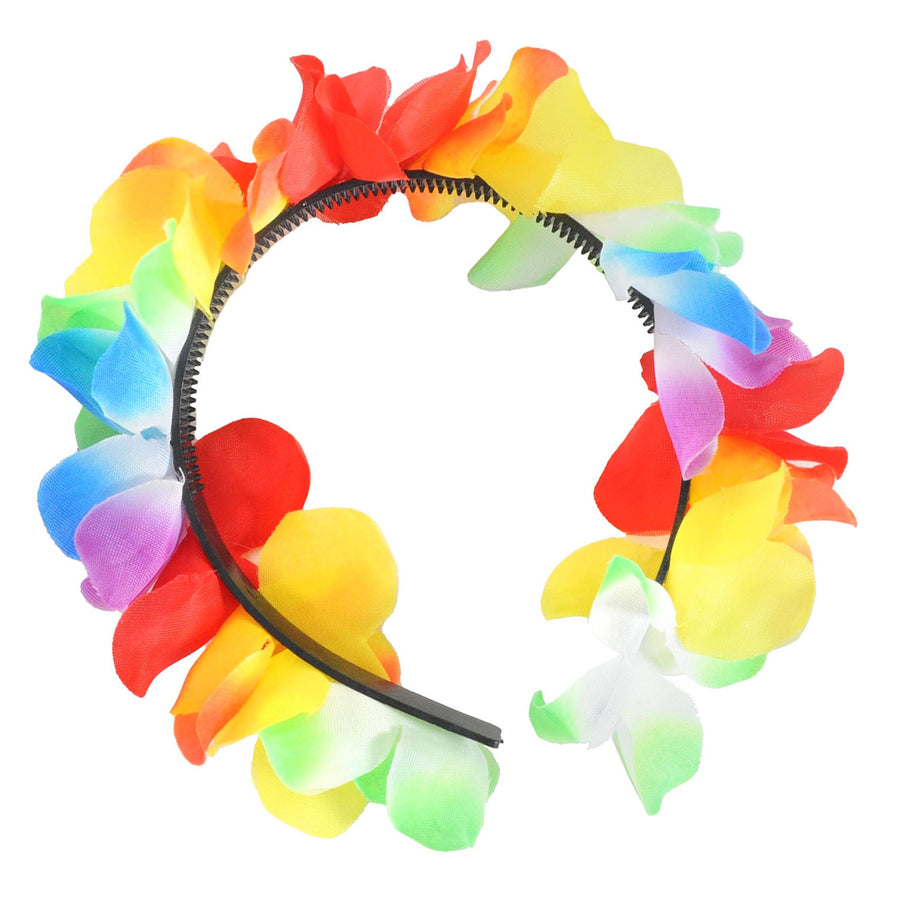 Hawaiian Flower Headband (Rainbow)