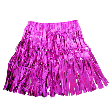 Pink Tinsel Fringe Skirt