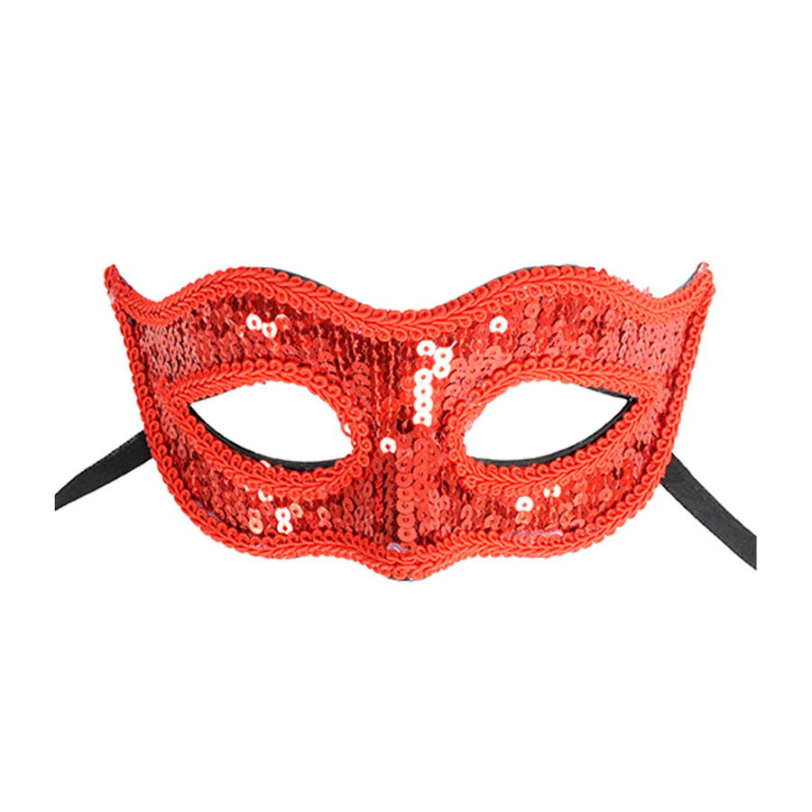 Red Sequin Mask