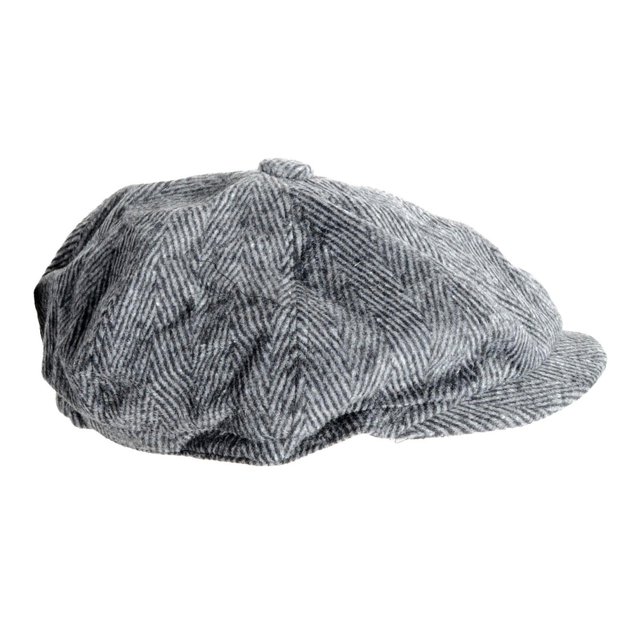 Vintage Old Man Cap (Tweed Grey)