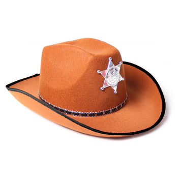 Brown Deputy Sheriff Cowboy Hat