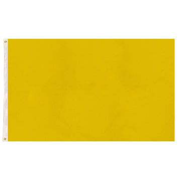 Yellow Plain Colour Flag (90x150cm)