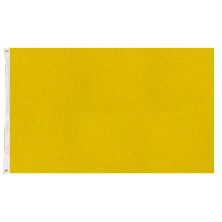 Yellow Plain Colour Flag (90x150cm)