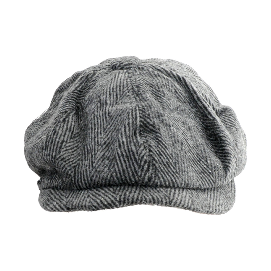 Vintage Old Man Cap (Tweed Grey)