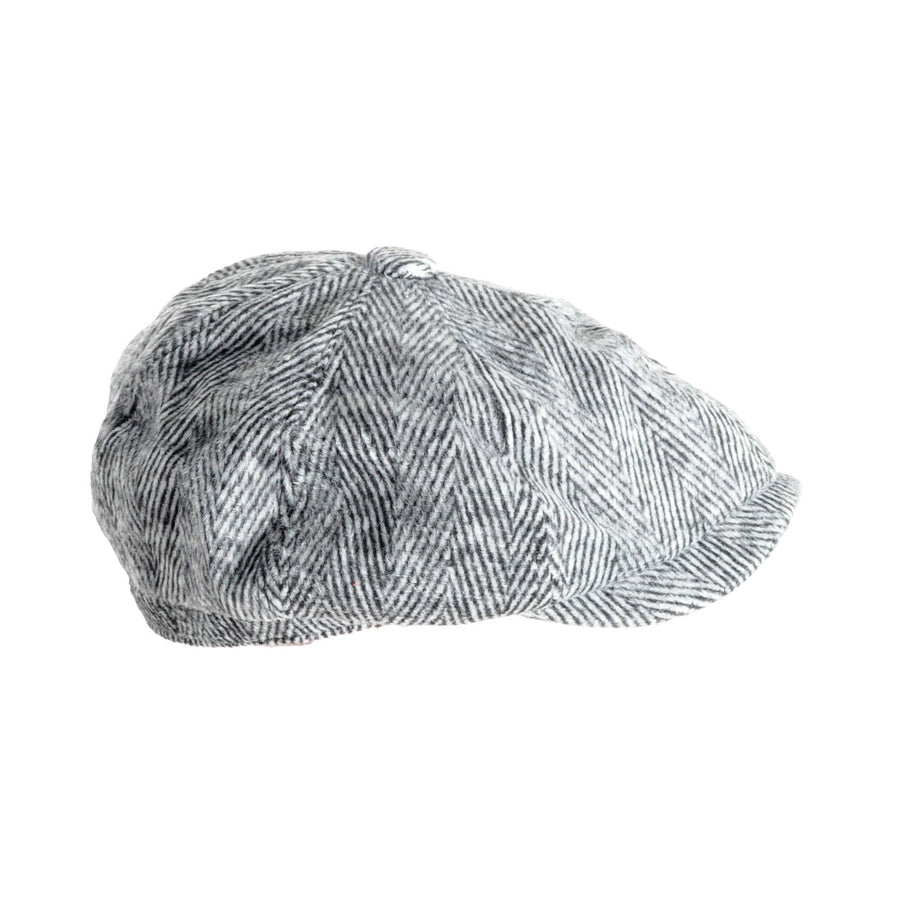 Vintage Old Man Cap (Tweed Grey)