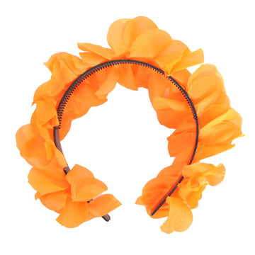 Hawaiian Flower Headband (Orange)