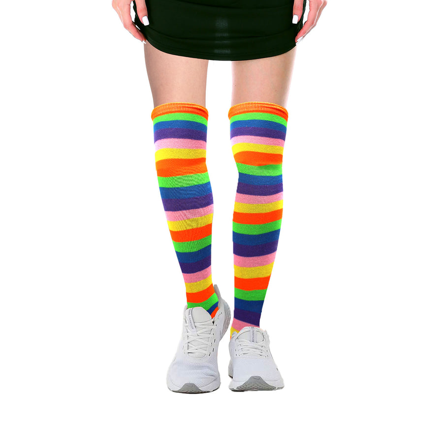 Over Knee Socks (Mutlicolour Stripe)