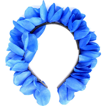 Hawaiian Flower Headband (Blue)