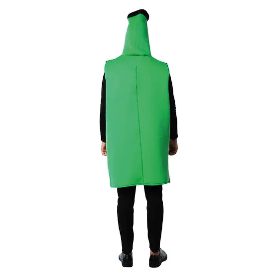 Adult Green Beer Bottle Costume