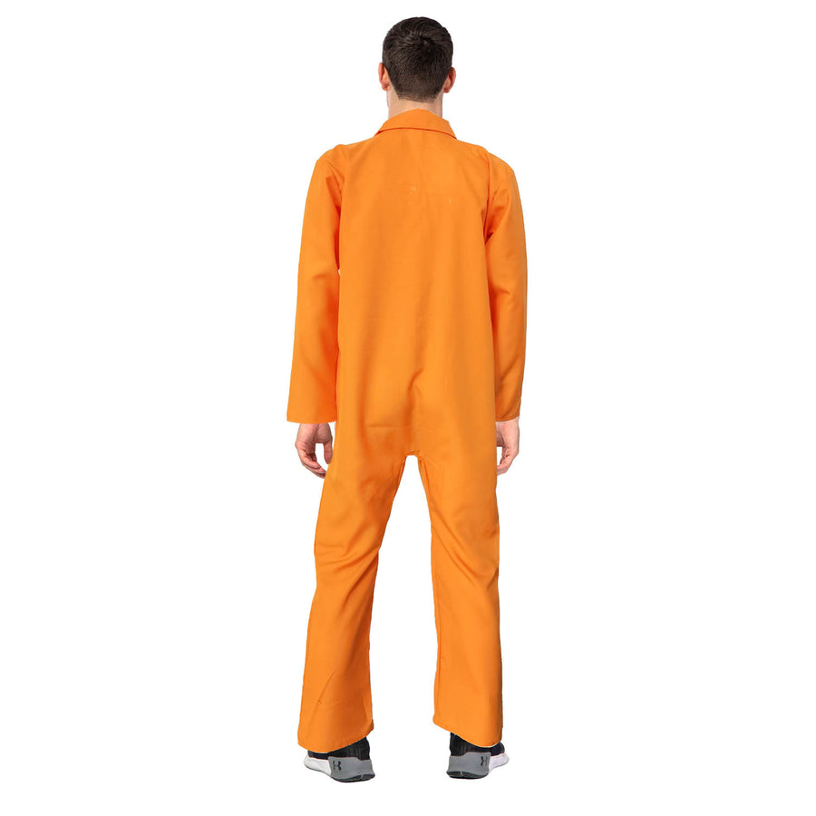 Adult Prisoner Costume (Orange)