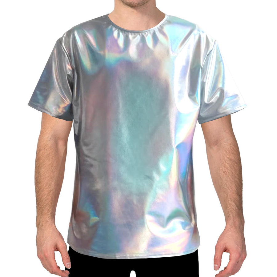 Adult Iridescent T-Shirt (Silver)