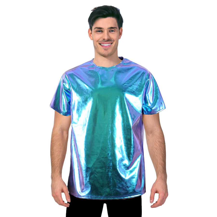 Adult Iridescent T-Shirt (Purple/Blue)