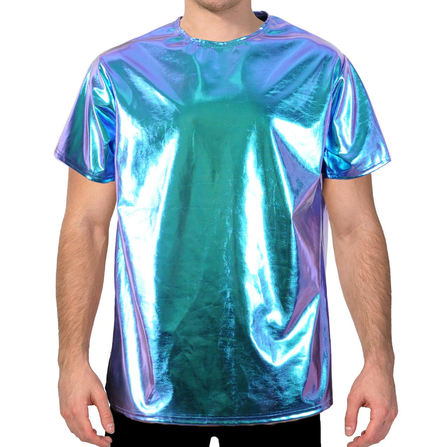 Adult Iridescent T-Shirt (Purple/Blue)