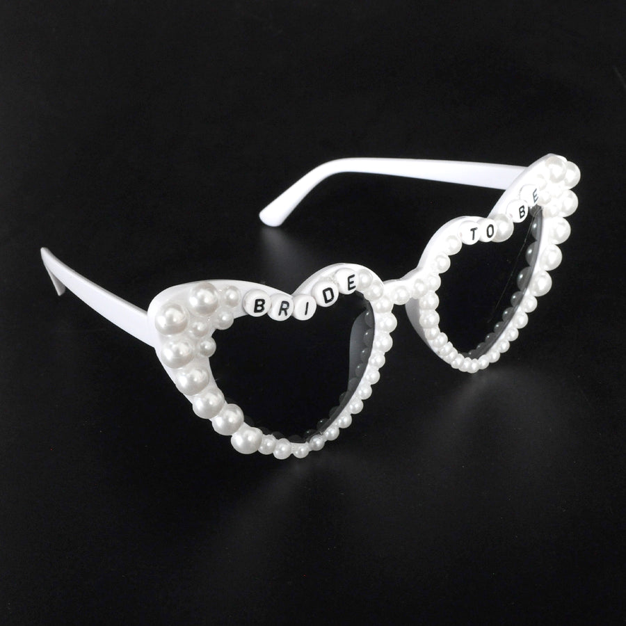 Bride To Be Pearl Beaded Party Glasses