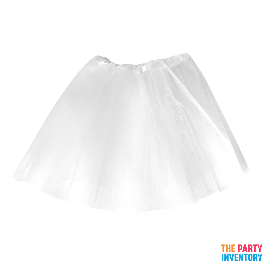 Adult White Stiff Net Tutu