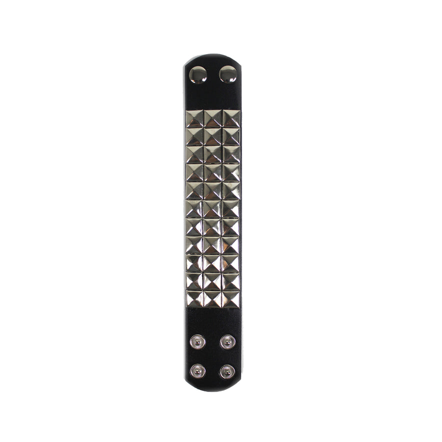 Punk Wristband with Square Studs