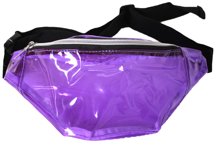 Purple Transparent Bum Bag